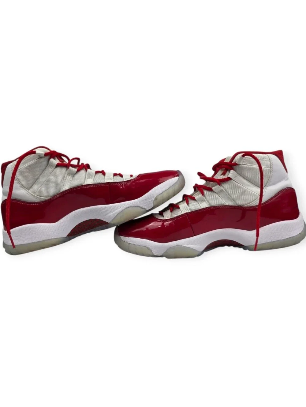 Jordan Air Jordan 11 Retro Cherry 2022 Men's Sz 11 White/Red Sneaker CT8012-116